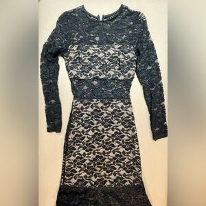 Elegant Black Lace Dress